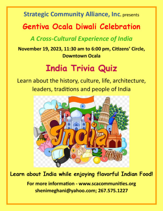 Gallery 3 - Gentiva Ocala Diwali Celebration - A Cross-Cultural Experience of India