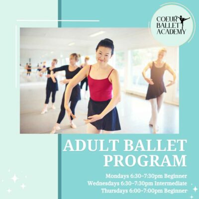 Adult Ballet Classes at Coeur Ballet Academy
