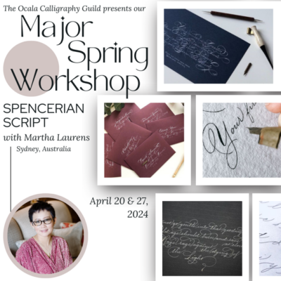 Calligraphy Workshop - Spencerian Script