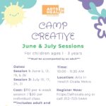 Camp Creative for ages 1-3 at AIHOM