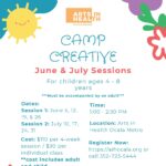 Camp Creative for ages 4-8 at AIHOM